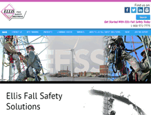 Tablet Screenshot of fallsafety.com